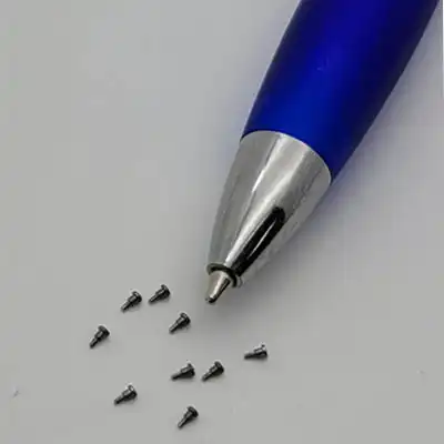 Precision machining of brass pins