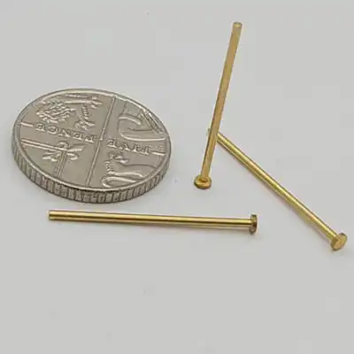 Precision copper pins machined to close tolerances
