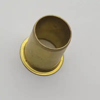 Copper pins being machined for industrial applications